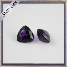 Deep Purple Trillion Shape Natural Amethyst semi preciosa